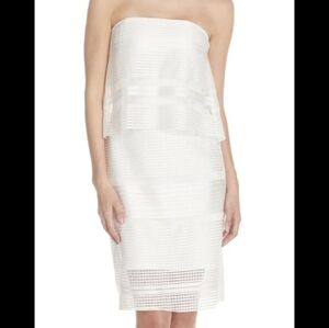 LAST CHANCE - Elliatt Strapless Lace Popover "Crested" Dress